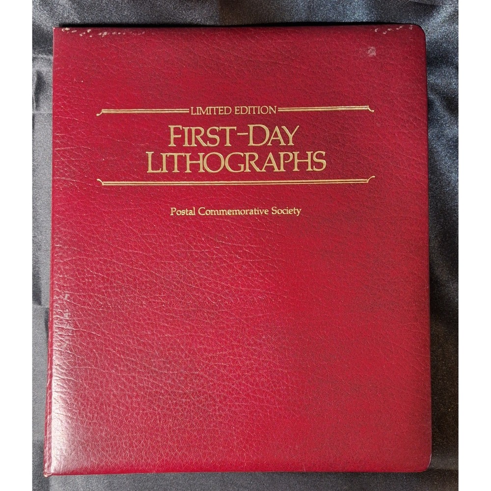 Postal Commemorative Society Limited Edition First Day Lithographs Album 56 pcs